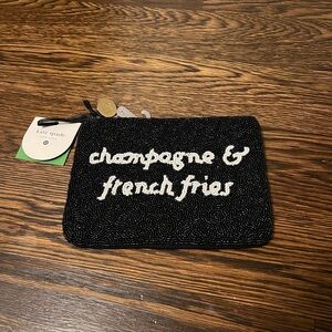 Kate Spade x Target Champagne & French Fries Beaded Clutch